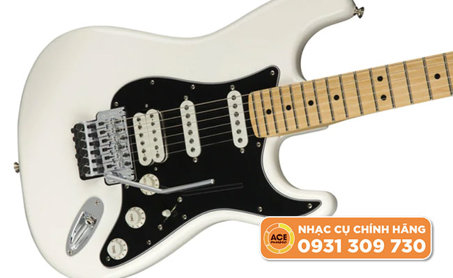 đàn Guitar Điện Fender Player Stratocaster Floyd Rose HSS Maple Poplar White