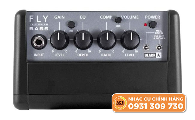 Amply Guitar Bass Blackstar Fly 3 Black BA102019