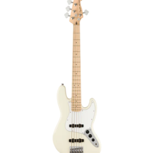 Đàn Guitar J Bass Squier Affinity Ss V Strings Maple Olympic White (1)
