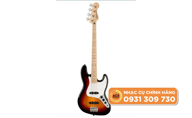 Guitar J Bass Squier Afinity Ss Maple Black 0378603506 (1)