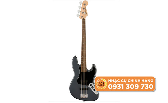 Guitar J Bass Squier Afinity Ss Maple Black 0378603506 (3)