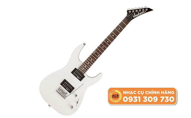 đàn Guitar điện Jackson Js11 Dinky Hh Amaranth Snow White Fret (7)