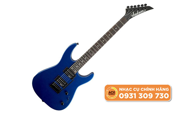đàn Guitar điện Jackson Js12 Dinky Hh Amaranth Metallic Blue Fret (5)