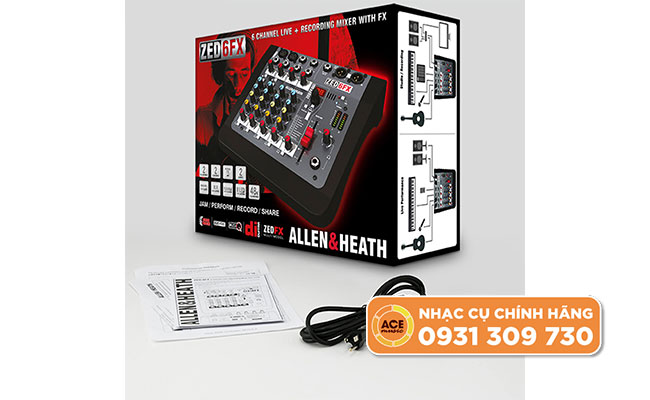 Bàn Trộn Tín Hiệu Tích Hợp Effect Allen & Heath Zed6fx (4)