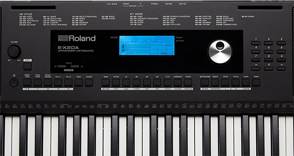 Dan-organ-roland-e-x20a-man-hinh